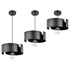 TWIST NOWOCZESNE LAMPY WISZĄCE 2705/Z-B-1 CZARNA LW1