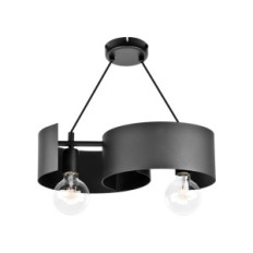 Twist modern lampade a sospensione 2706 / Z-B-2 nero LW2