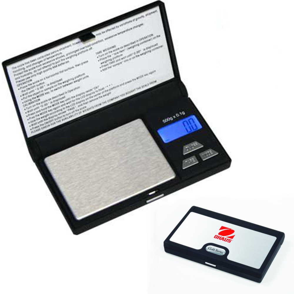 Smycken fickvikt Precise batterier Ya 500g / 0,1g - OHAUS Ya501