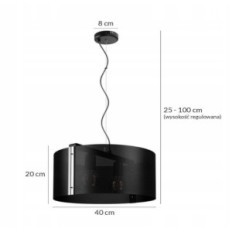 Lampade da appendere moderne Cometa industriale 2924 / Z-B-3