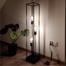 Nowoczesne Lampy Stojące Loft HORUS 3 2889/LSW-B-3