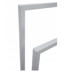 Modern Stand Handdukshängare 2 Summer Metal Loft Silver 010 / W-16-2W-84S