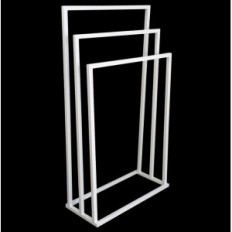 Modern Stand Handdukshängare 3 Summer Metal Loft 011 / W-16-3W-84S Vit