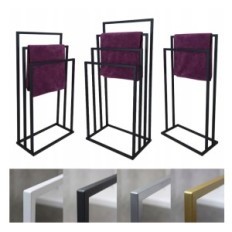 Cintre de serviette de stand moderne 4 Summer Metal Loft 006 / W-16-4W-94C noir