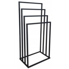 Cintre de serviette de stand moderne 4 Summer Metal Loft 006 / W-16-4W-94C noir