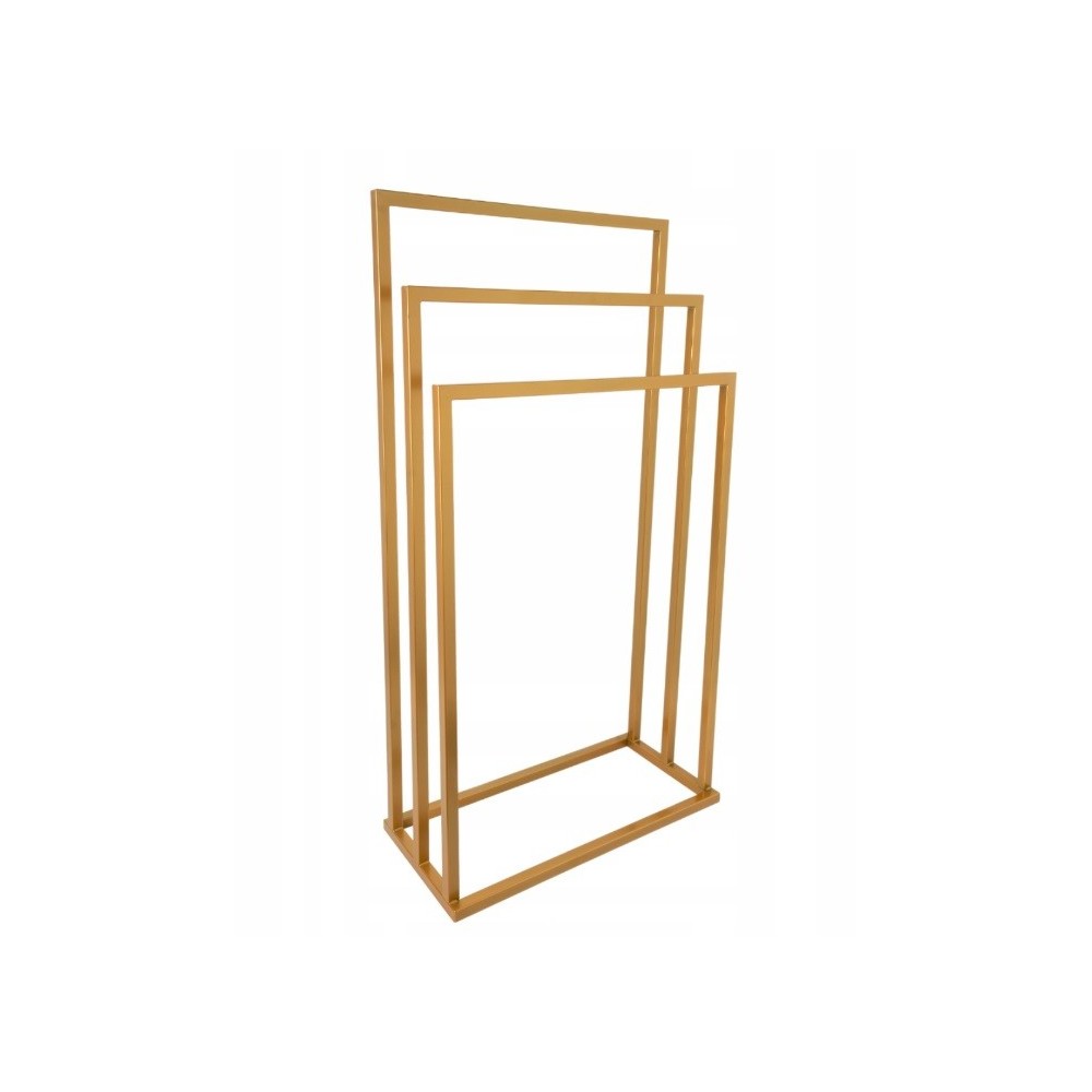 Cabide de Toalheiro Moderno 3 Metal de Verão Loft Gold 008 / W-16-3W-84Z