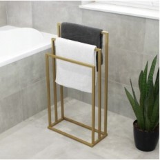 Moderne standhanddoek hanger 3 zomer metalen loft goud 008 / W-16-3W-84Z