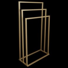 Moderne standhanddoek hanger 3 zomer metalen loft goud 008 / W-16-3W-84Z