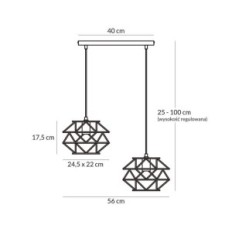 Moderní závěsné lampy Loft Cage 2700 / Z-B-2