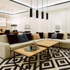 Modern Hanging Lamps Roller 4L 05 / 4LC