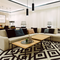 Modern hanging lamps Roller 1L 05 / 1C