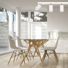 Lâmpada de suspensão moderna Loft Tuba 4L 06 / 4LB