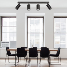 Moderna viseća svjetiljka Loft Tuba 4L 06 / 4LC