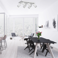 Lâmpadas de suspensão modernas Loft Roller 6P 05 / 6PB