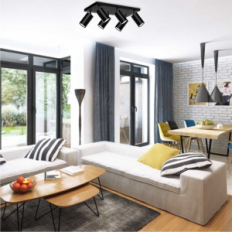 Moderni Hanging Lamp Loft Roller 6L 06 / 6PC