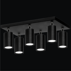 Moderni Hanging Lamp Loft Roller 6L 06 / 6PC