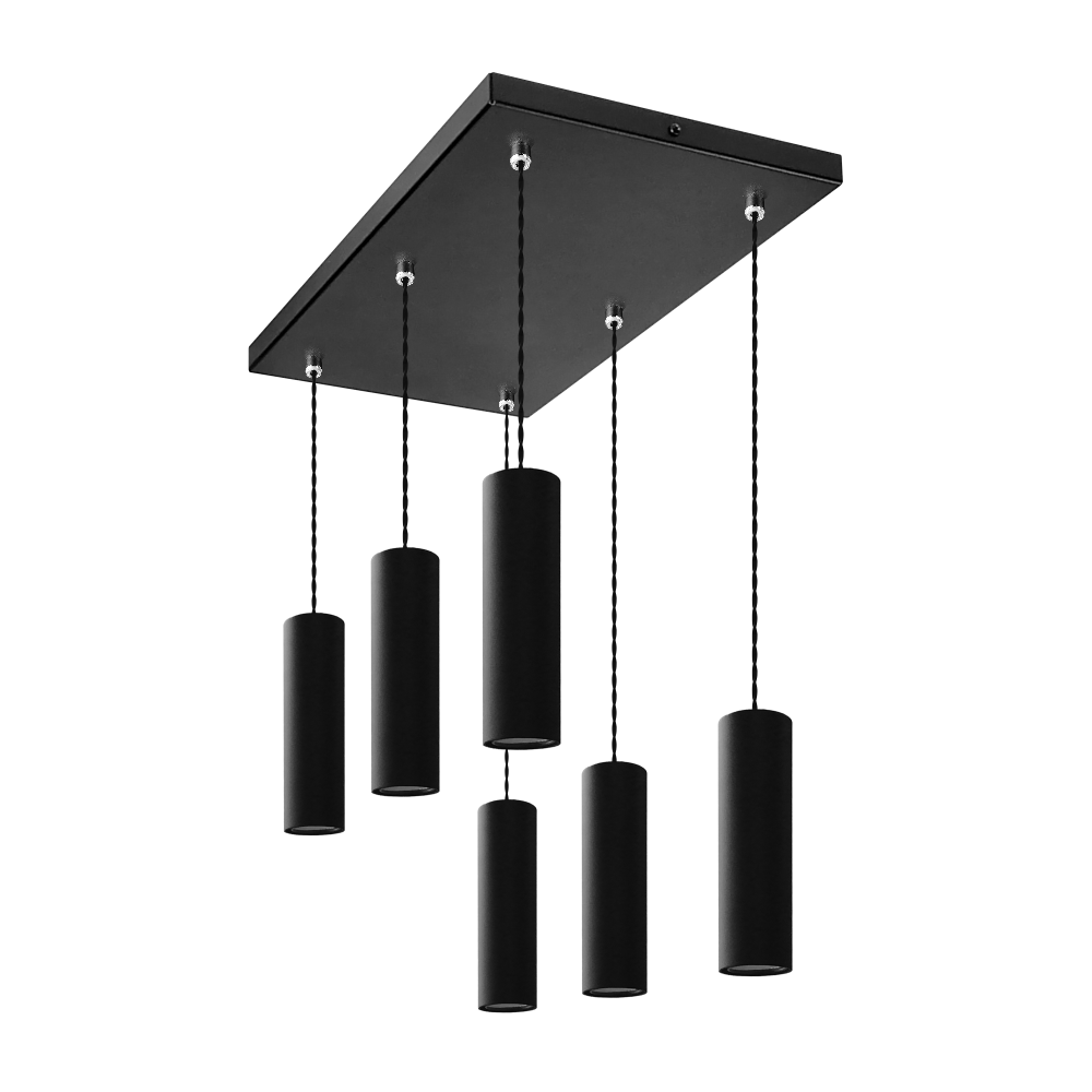 Modern Hanging Lamp Loft Roller 6P 05 / 6pc