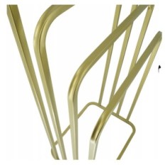 Modern stand Towel hanger 4 Grass Rounded Metal Loft Gold 021 / W-16-4W-98Z Gold