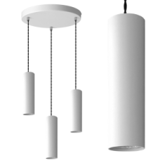 Modern Hanging Lamp Loft Tuba 3p 05 / 3PB