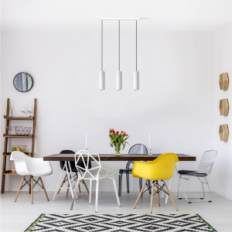 Modern Hanging Lamp Loft Roller 3L 05 / 3LB