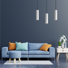 Modern Hanging Lamp Loft Roller 3L 05 / 3LB