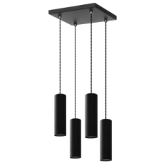 Modern Hanging Lamp Loft Roller 4p 05 / 4pc