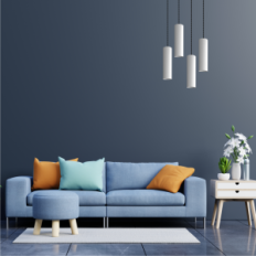 Modern Hanging Lamp Loft Roller 4p 05 / 4PB