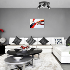 Modern Hanging Lamp Loft Roller 3p 05 / 3pc