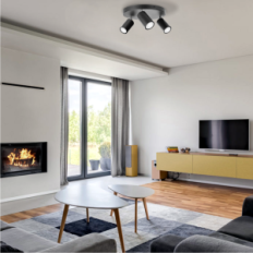 Modern Hanging Lamp Loft Roller 3p 05 / 3pc