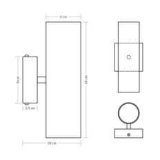 Modern lamps Wall lamp 08 / 1B