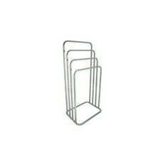 Modern Hanger Stand for Towels 4 Armies Rounded Metal Loft SREBRNY 024 / W- 16- 4W- 98S