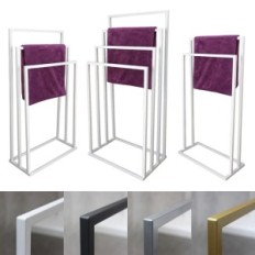 Modern Stand Handdukshängare 3 Summer Metal Loft White 002 / W-16-3W-84B