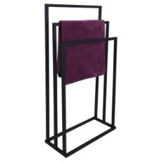 Sodobna stojalo za brisače Hanger 3 Poletna kovina LOFT BLACK 005 / W-16-3W-84C