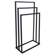 Modern Stand Handdukshängare 3 Summer Metal Loft Black 005 / W-16-3W-84C