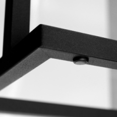 Modern stand towel hanger 3 Summer Metal Loft black 005 / W-16-3W-84C