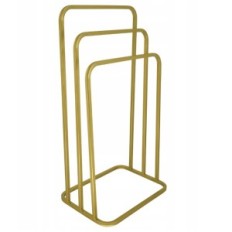 Appendiabiti da asciugamani moderno 3 Ground Arrotondato Metallo Loft Gold 020 / W-16-3W-88Z