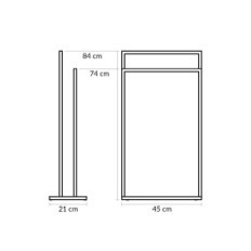 Stand Stand Hanger 2 Summer Métal Loft Blanc 001 / W-16-2W-84B