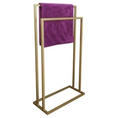 Modern Stand Hanger for Towels 2 Raminny Metal Loft Gold 007 / W- 16- 2W- 84Z