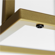 Modern stativhanddukshängare 2 Summer Metal Loft Gold 007 / W-16-2W-84Z