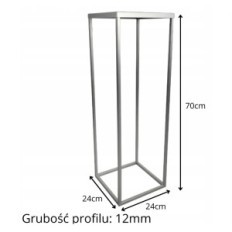 Modern flowerbed Loft Silver 063 / K-12-1P-70S