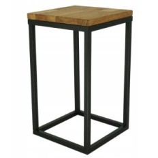 Table en bois noir de Loft Moderne Berceau en bois noir 161 / K-16-1P-40CD