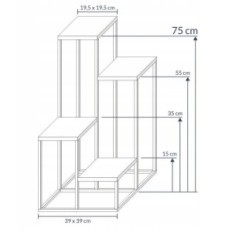 Sodobna gredne lofd srebro 069 / K-12-4K-75S