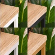 Modern flowerbed Loft Black wooden table top 047 / K-12-3K-100CD