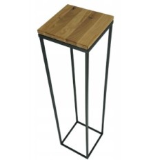 Modern Blomsterbädd Loft Black Träbord Top 045 / K-12-1P-100CD