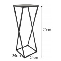 Moderni kukkapenkki Black Xena 251 / K-12-1P-70c