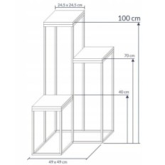 Loft moderne Loft Black Blatifable Simple 057 / K-12-3K-100CB
