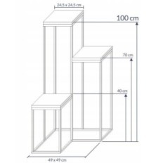 Moderne blomsterbed loft svart blærbar enkel 057 / k-12-3K-100CB