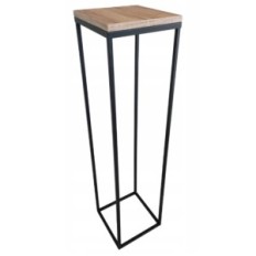 Nowoczesny Kwietnik Loft Czarny BLAT SIMPLE 055/K-12-1P-100CB