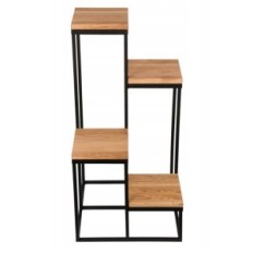 Modern Blomsterbädd Loft Svart Träbord Topp 049 / K-12-4K-75cd