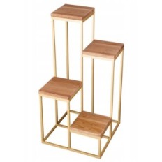 Moderne blomsterbed Loft Golden Wooden Table 109 / K-12-4K-75ZD